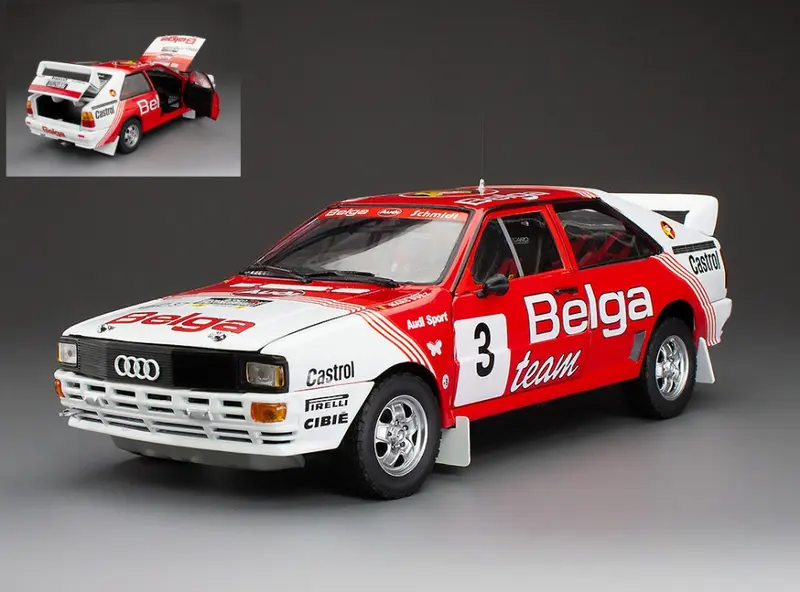 AUDI QUATTRO A1 N.3 WINNER RALLY HASPENGOUW 1983 DUEZ-LUX 1