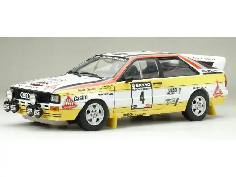 Audi Quattro A2 #4 Hannu Mikkola/Arne Hertz 3rd Sanyo Rally New Zealand 1984 1
