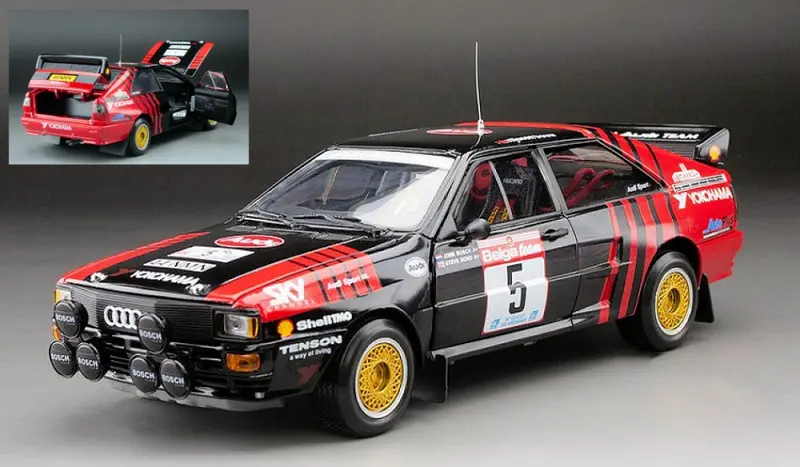 AUDI QUATTRO A2 N.5 CIRCUIT DES ARDENNES 1986 J.BOSCH-S.BOND 1