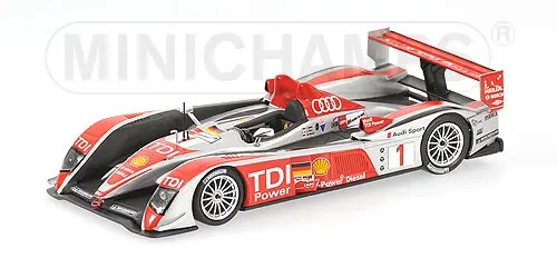 AUDI R10 BIELA PIRRO WERNER 24H LE MANS 2008 - 1/43 - Minichamps