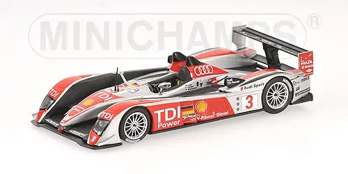 AUDI R10 LUHR PREMAT ROCKENFELLER 24H LE MANS 2008 - 1/43 - Minichamps