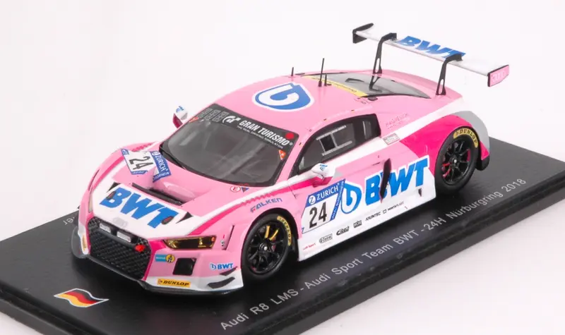 AUDI R8 N.24 24 H NURBURGRING 2018 WINCKELHOCK-ROCKENFELLER-HAASE-MULLER - Spark Model - SG409