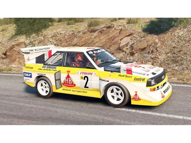 Audi Sport Quattro S1 E2 Rallye Monte Carlo 1986 4th #2 Rohrl/Geistdorfer 1