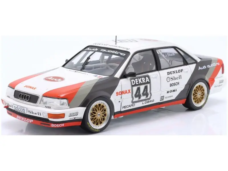 Audi V8 Quattro #44 DTM Champion 1990 Hans Joachim Stuck w/Collectors Box 1