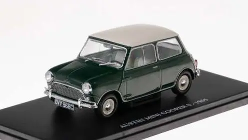 AUSTIN MINI COOPER S 1965 GREEN W/WHITE ROOF 1