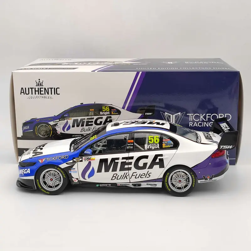 Authentic 1/18 TICKRACING JASON BRIGHT #56 FGX FALCON 2017 CLIPSAL 500 TOYS CAR GIFT