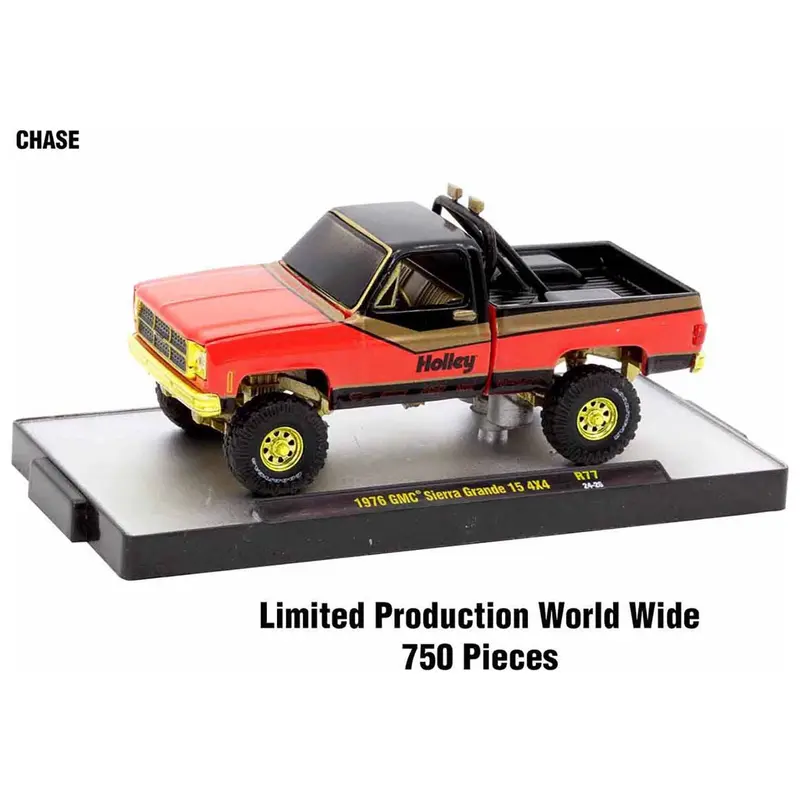 "Auto Meets" Set of 6 Cars IN DISPLAY CASES Release 77 Limited Edition 1/64 Diecast Model Cars by M2 Machines