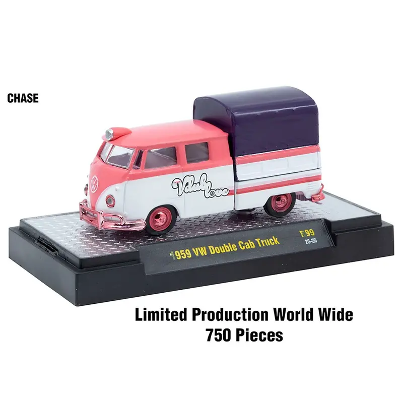 "Auto-Thentics" 6 piece Set Release 99 IN DISPLAY CASES Limited Edition 1/64 Diecast Model Cars by M2 Machines