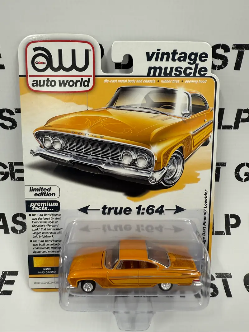 AUTO WORLD 1961 Dodge Dart Phoenix Lowrider Mango 1