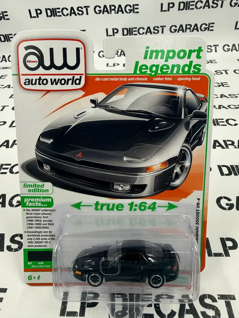 AUTO WORLD 1993 Mitsubishi 3000GT VR-4 Black 1