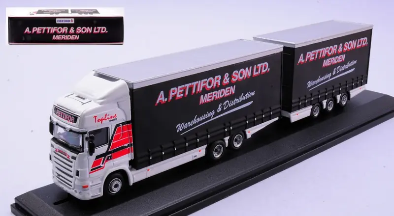 AUTOARTICOLATO SCANIA TOPLINE DRAWBAR A.PETTIFOR & SON LTD 1