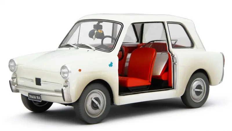 AUTOBIANCHI BIANCHINA 1962 PORTA ROTTA "SCENDI MERDONE!!" FILM 1975 1