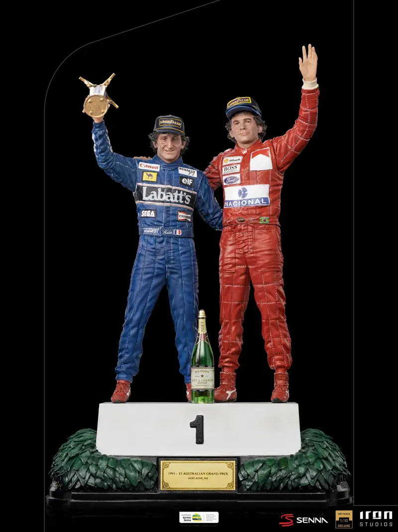 Ayrton Senna + Alain Prost -"The Last Podium" - GP Adelaide 1993 -1
