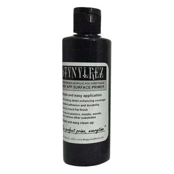 Badger Airbrush SNR-203 Stynylrez Acrylic Polyurethane Surface Primer, Black (2 oz.)
