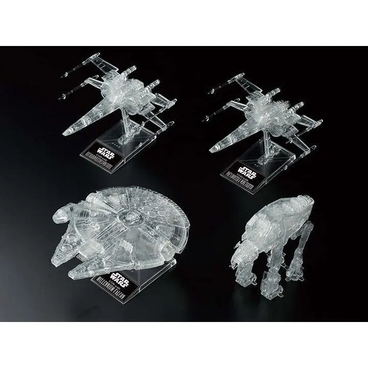 Bandai 1/144 Star Wars The Last Jedi Clear Vehicle Set 3pcs