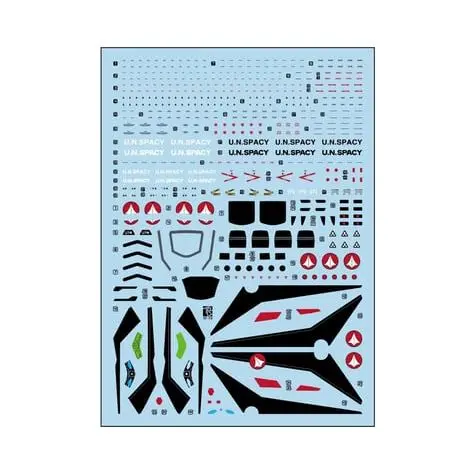 Bandai (2639670) YF-19 Water Decals "Macross Plus" (Bag/6), Bandai Hobby HG 1/100