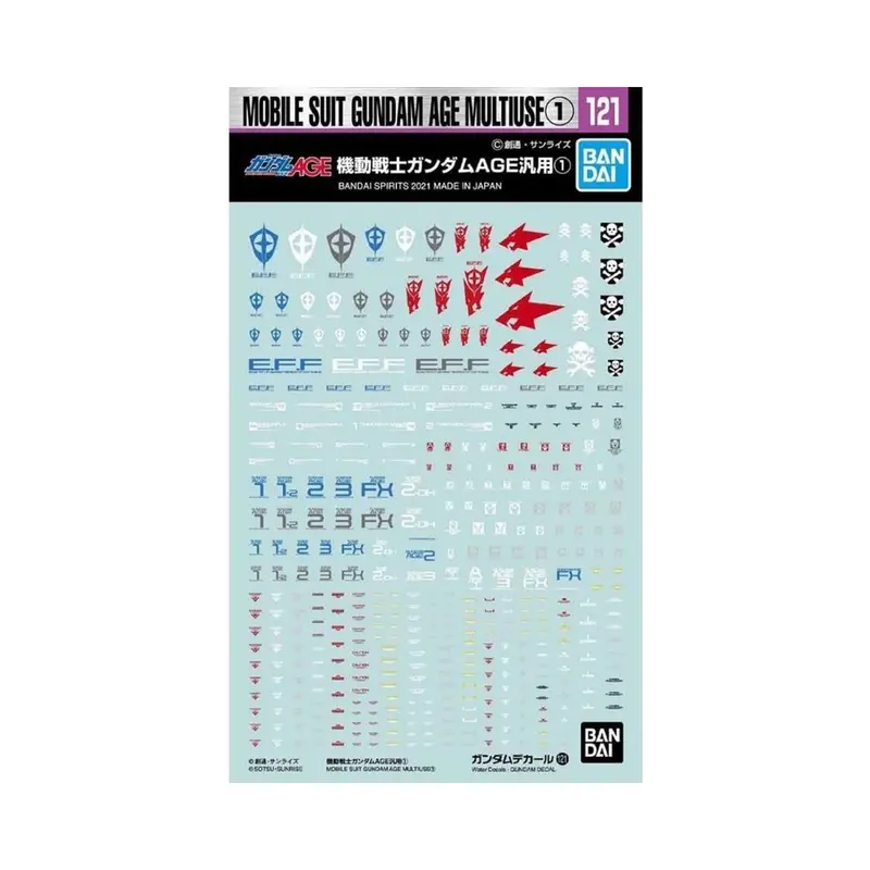 Bandai GD-121 Gundam AGE MS Multi-Use 1 Bandai Spirits Spirits Hobby Decal