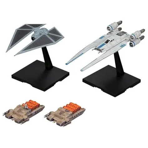 Bandai & Gundam 1/144 U WING FGTR & TIE S