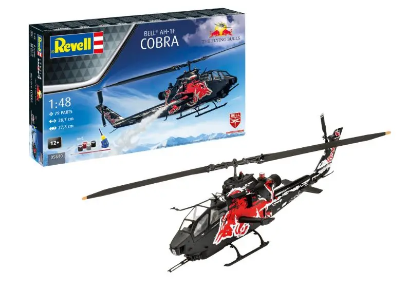 BELL AH-1F COBRA FLYING BULLS 25th ANNIV.MODEL SET KIT 1