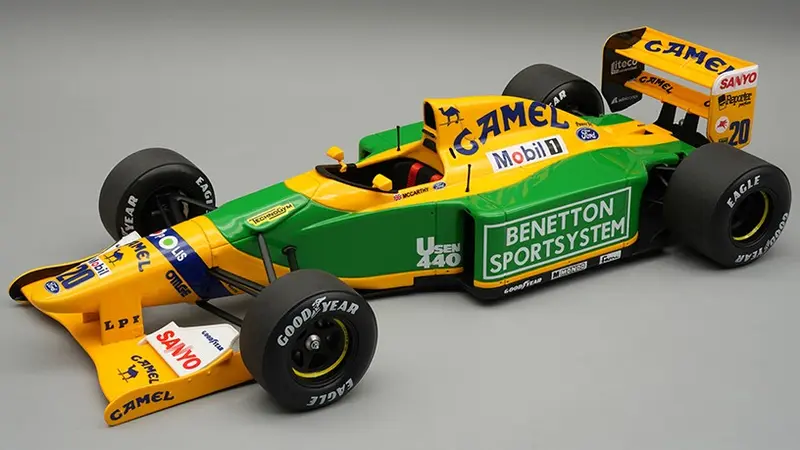 BENETTON B192 N.20 TEST SILVERSTONE 1992 P.MCCARTHY 1