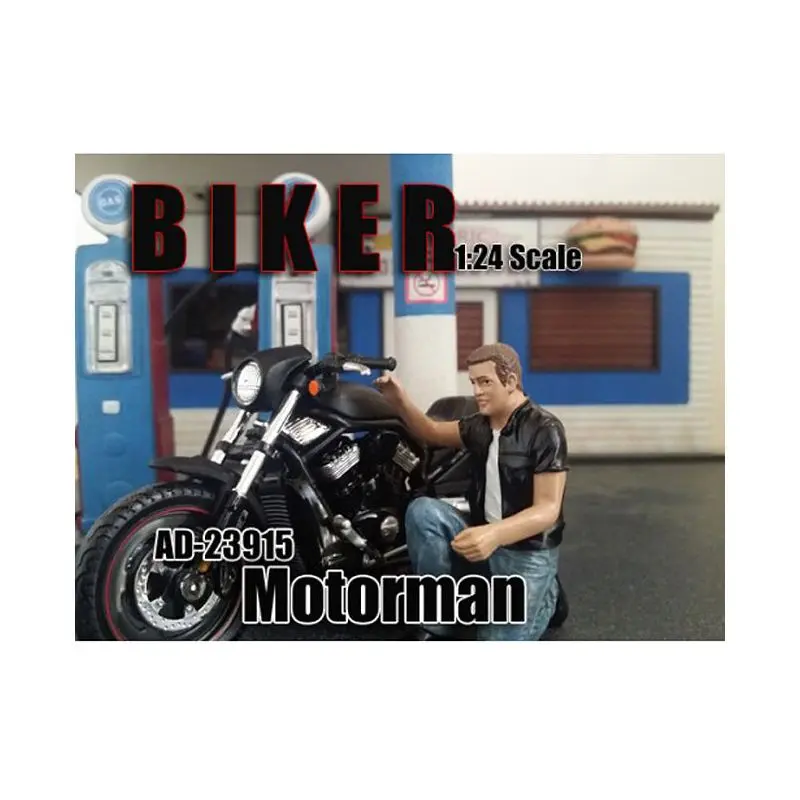 Biker Motorman Figure For 1