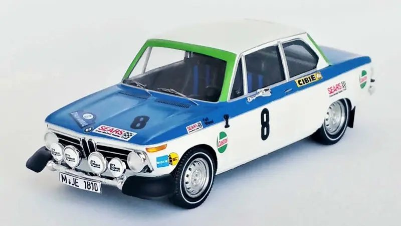 BMW 2002 TI N.8 5th ACROPOLIS RALLY 1972 FALL/WOOD 1