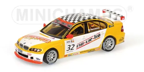 BMW 320i M. HENNERICI WINNER WTCC INDIPENDENTS TROPHY 2005 - 1/43 - Minichamps