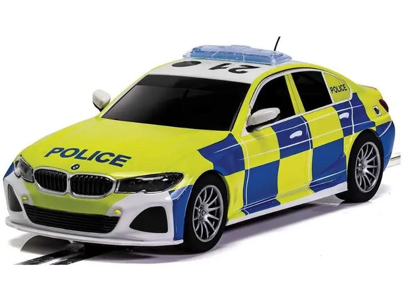 BMW 330i M-Sport Police Car in Clear Box 1