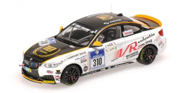 BMW M 235 I RACING PRUSA PIEPENBRINK SCHAFLITZL 24H NURBURGRING 2014 - 1/43 - Minichamps