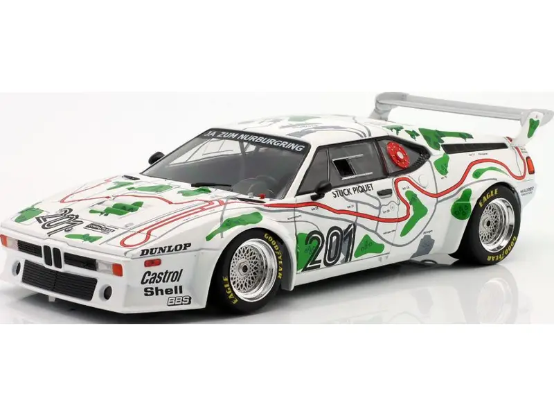 BMW M1 Procar #201 3rd 1000km Nurburgring 1980 Stuck/Piquet 1