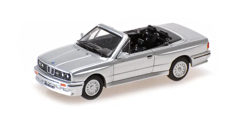 BMW M3 (E30) CABRIOLET SILVER 1988 - 1/87 - Minichamps