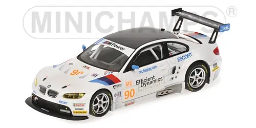 BMW M3 GT2 E92 HAND AUBERLEN ALMS 2009 - 1/43 - Minichamps