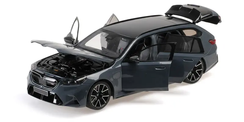 BMW M5 TOURING GREY METALLIC 2024 - 1/18 - Minichamps