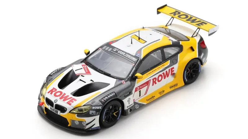 BMW M6 GT3 N.1 POLE P.24 H NURBURGRING 2021 ENG-YELLOLY-EDWARDS-CATSBURG - Spark Model - SG786