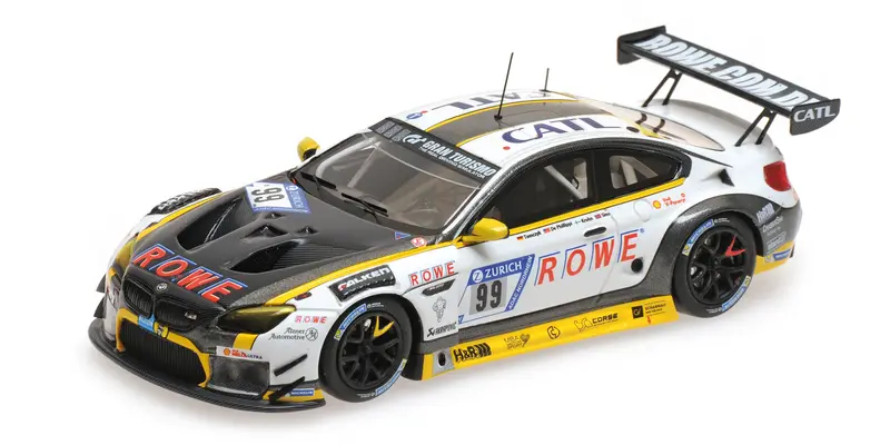 BMW M6 GT3 ROWE RACING SIMS KROHN DE PHILLIPPI TOMCZYK 24H NURBURGRING 2018 - 1/43 - Minichamps