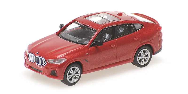 BMW X6 RED METALLIC 2020 - 1/87 - Minichamps