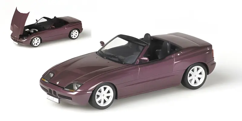 BMW Z1 1991 PURPLE METALLIC - 1/43 - Minichamps