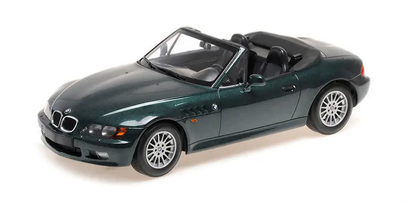 BMW Z3 ROADSTER DARK GREEN METALLIC 1997 - 1/18 - Minichamps