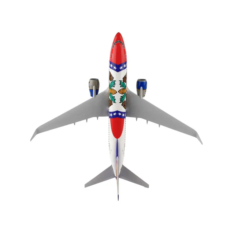 Boeing 737-700 Commercial Aircraft "Southwest Airlines - Missouri One" (N280WN) Missouri Flag Livery (Snap-Fit) 1/130 Plastic Model by Skymarks