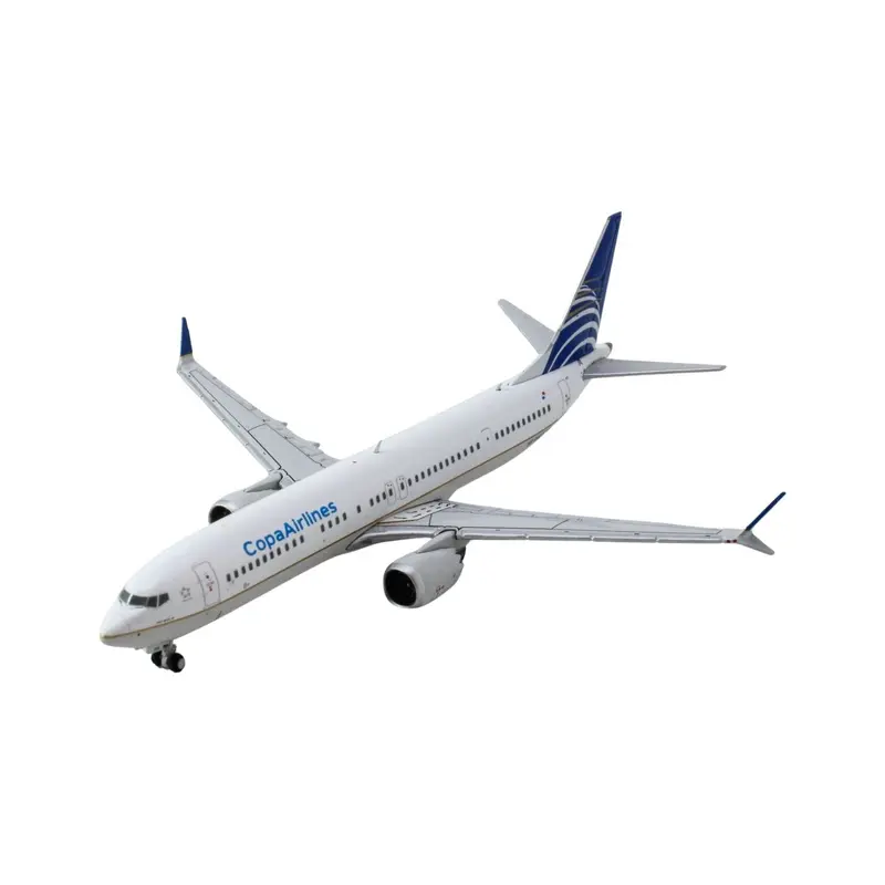 Boeing 737 MAX 9 Commercial Aircraft "Copa Airlines" (HP-9907CMP) White with Blue Tail 1/400 Diecast Model Airplane by GeminiJets