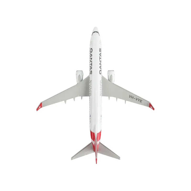 Boeing 737 Next Generation Commercial Aircraft "Qantas Airways - Alice Springs" 1/300 Diecast Model Airplane by Postage Stamp