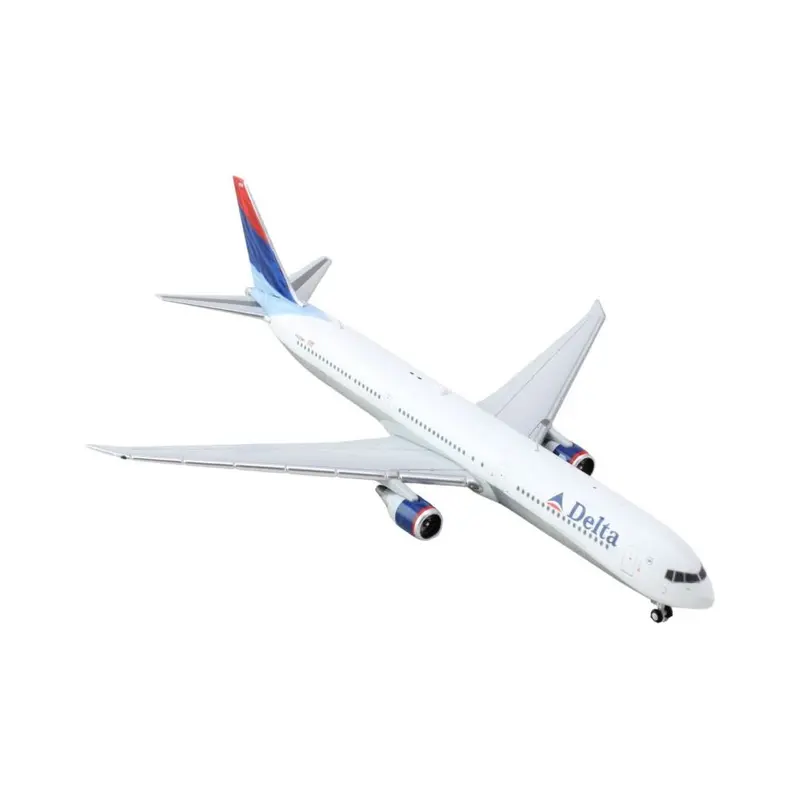 Boeing 767-400ER Commercial Aircraft "Delta Air Lines" (N829MH) White with Red and Blue Tail 1/400 Diecast Model Airplane by GeminiJets