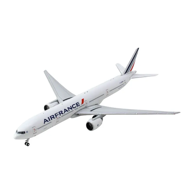 Boeing 777-300ER Commercial Aircraft "Air France" (F-GZNH) White with Striped Tail 1/400 Diecast Model Airplane by GeminiJets