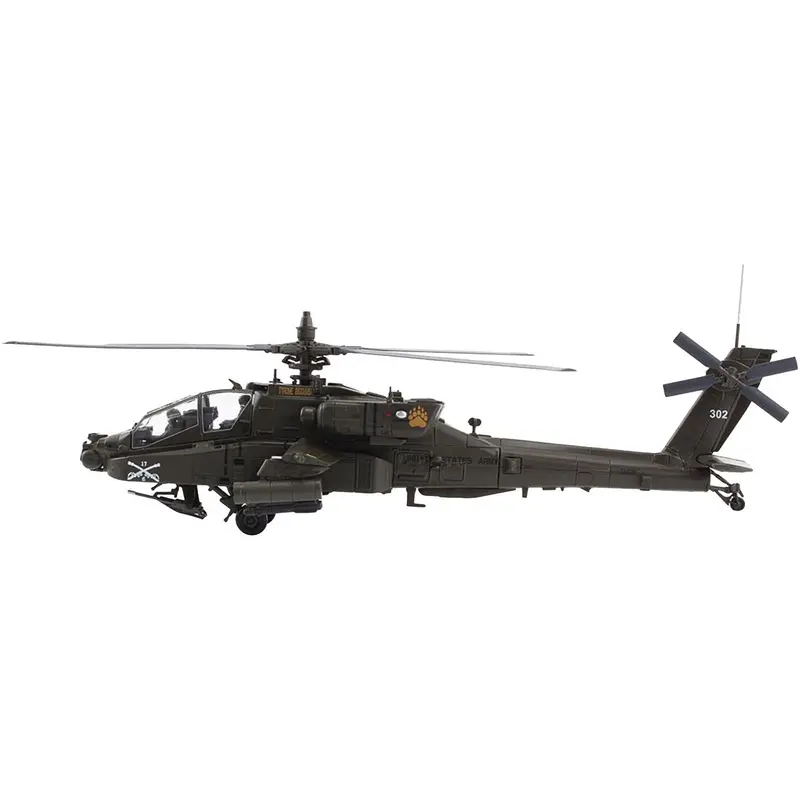 Boeing AH-64D Apache Attack Helicopter "Tyrone Biggums 4th Combat Aviation Brigade Operation Atlantic Resolve" (2018-2019) United States Army "Air Power Series" 1/72 Diecast Model by Hobby Master