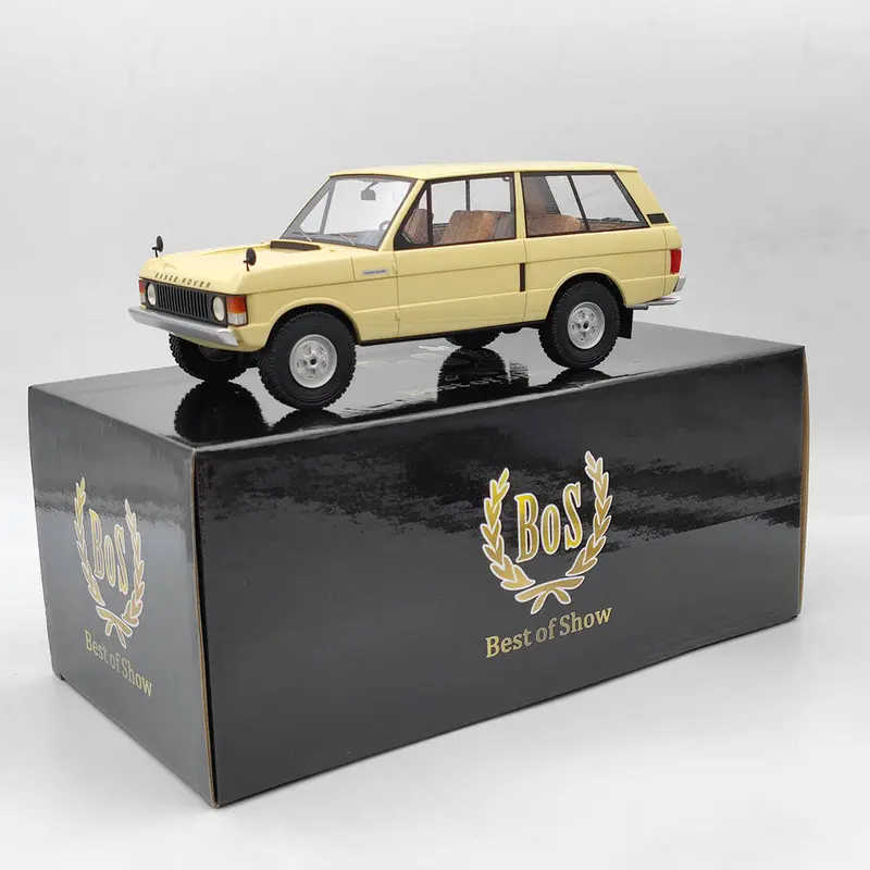 BOS 1/18 1970 LAND ROVER RANGE ROVER Suffix A beige BOS166 Resin Model Car Limited Collection Gift