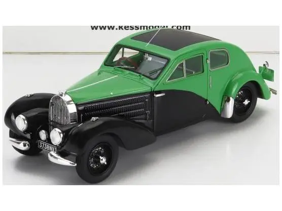 Bugatti 57C s/n.57335 Coupe Aerodynamique Green/Black Closed Roof 1938 1
