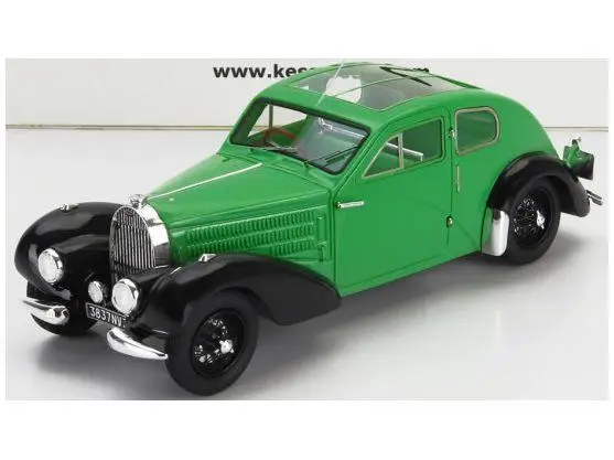 Bugatti 57C s/n.57335 Coupe Aerodynamique Green/Black Panoramic Roof 1938 1