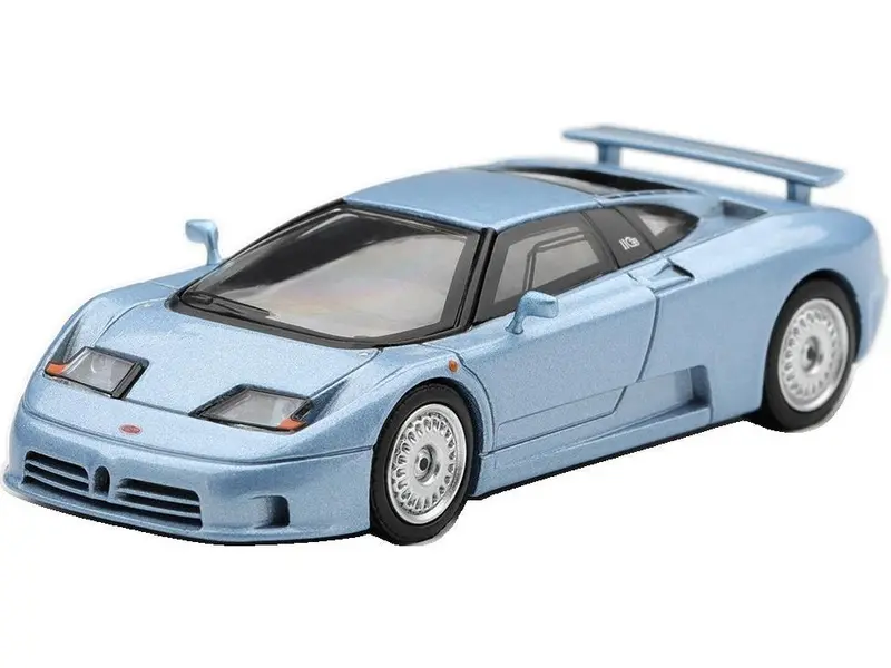 Bugatti EB110 GT Azzurro Metallizzato Mondial De L'Automobile 1992 (LHD) Blister Packaging 1