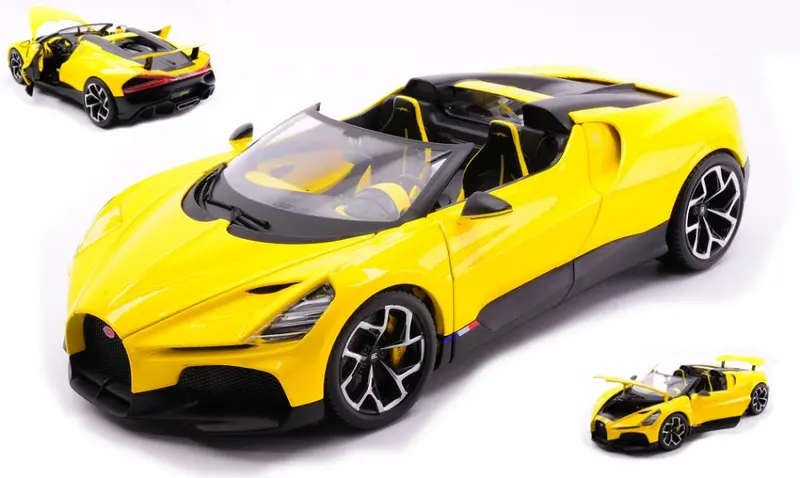 BUGATTI W16 MISTRAL CABRIOLET YELLOW 1