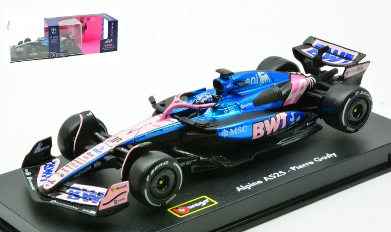 BWT ALPINE A525 N.10 2025 PIERRE GASLY SIGNATURE 1